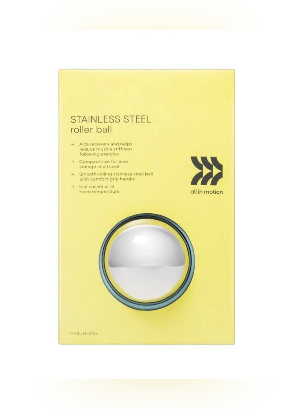 All In Motion Stainless Steel Roller Ball Muscle Cold Therapy - Picture 2 of 5